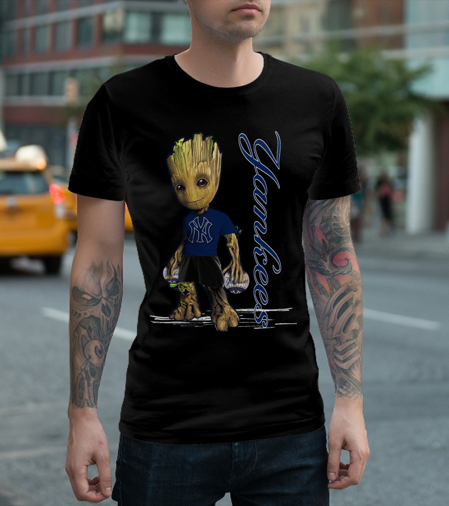 Groot Yankees NY Baseball Fan Iconic T-Shirt