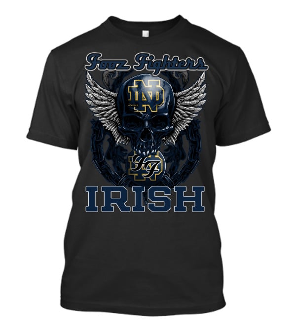 Foo Fighters Notre Dame Irish T-Shirt