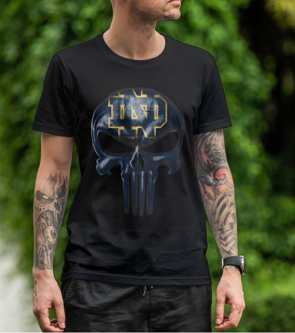 Notre Dame Fighting Irish Skull ND T-Shirt