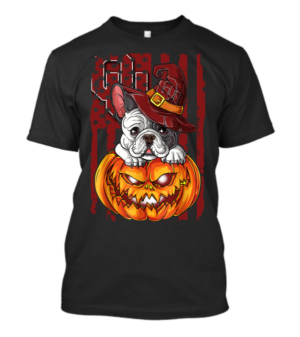 Hlw Bulldog Halloween Pumpkin Oklahoma Sooners T-Shirt
