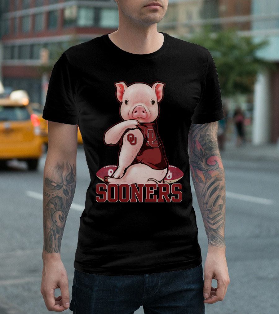 OU Pig Sooners Football T-Shirt