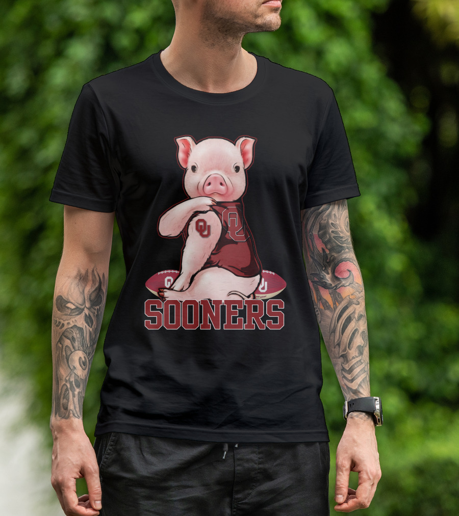 OU Pig Sooners Football T-Shirt