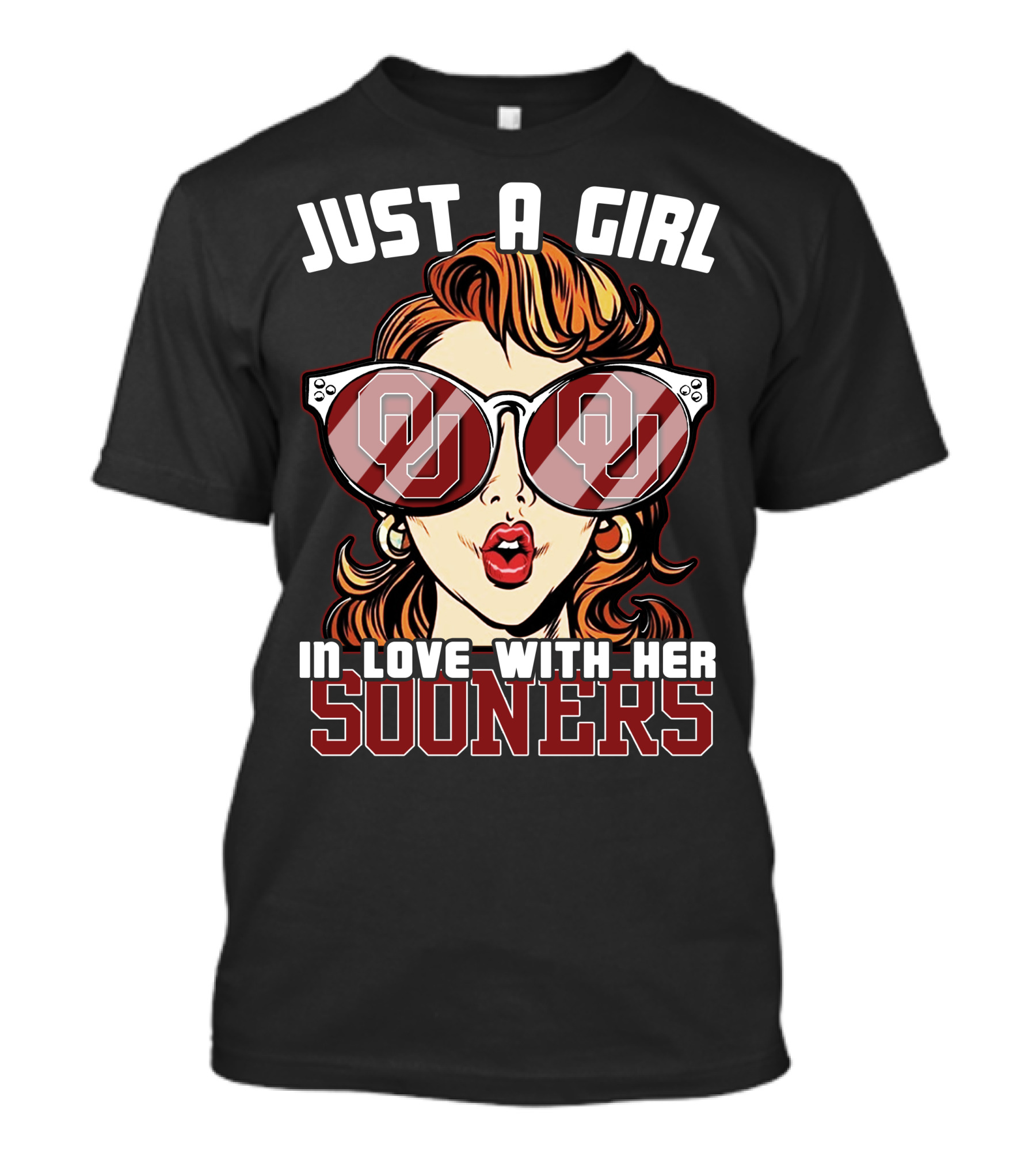 Just A Girl In Love With Her Oklahoma Sooners T-Shirt