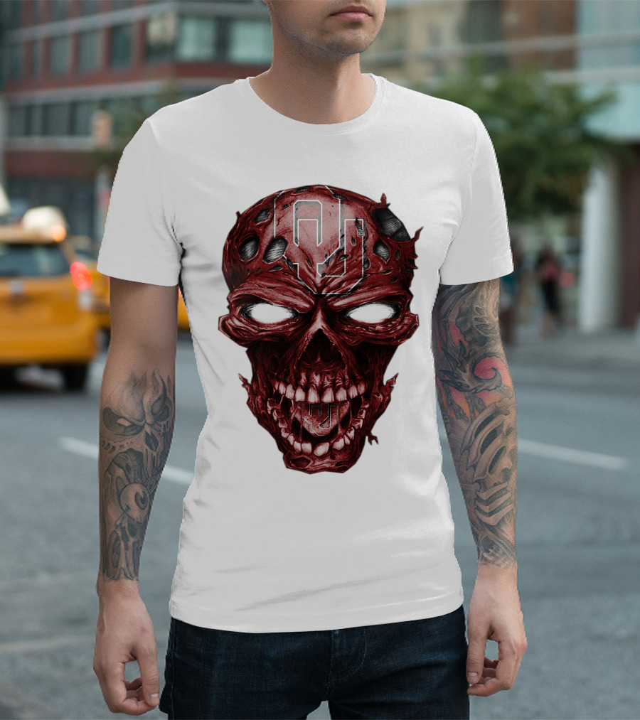OU Skull Oklahoma Sooners T-Shirt
