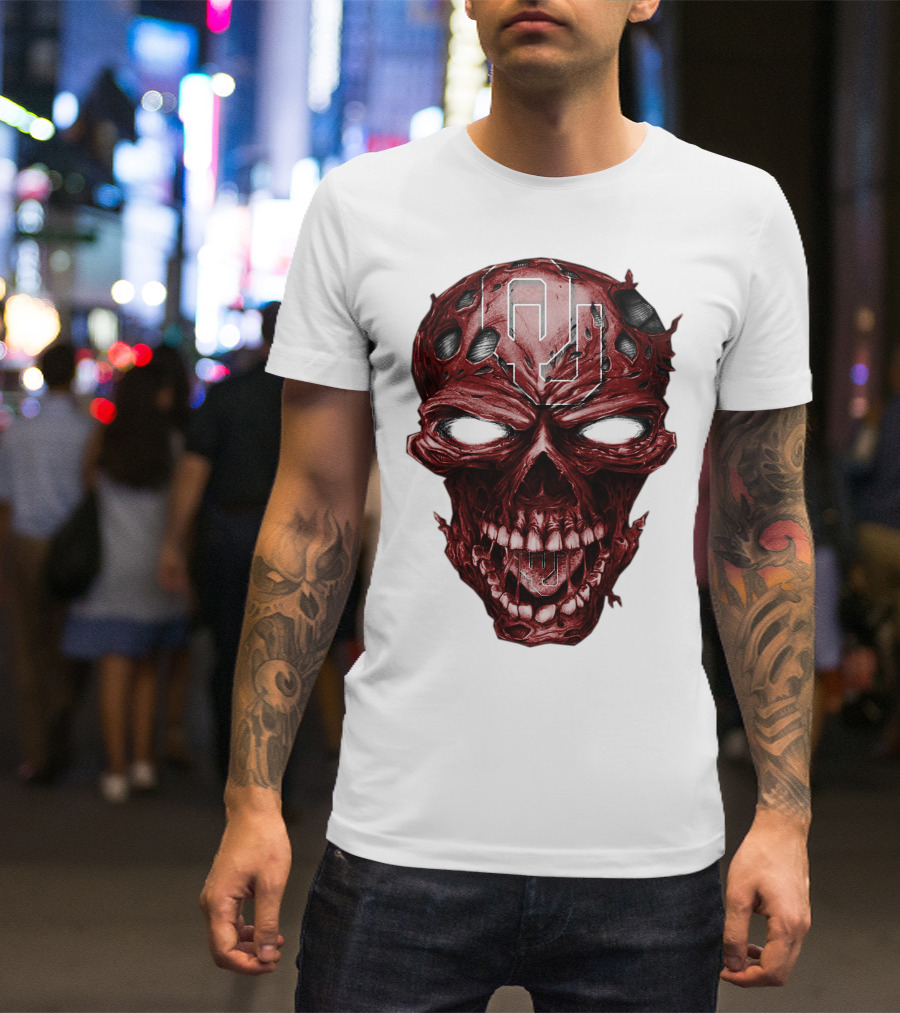 OU Skull Oklahoma Sooners T-Shirt