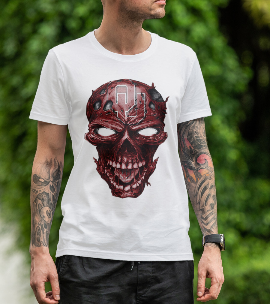 OU Skull Oklahoma Sooners T-Shirt