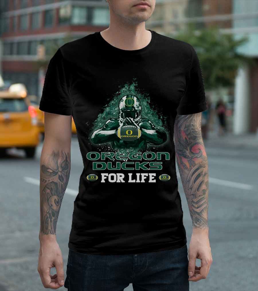 Oregon Ducks Football For Life T-Shirt