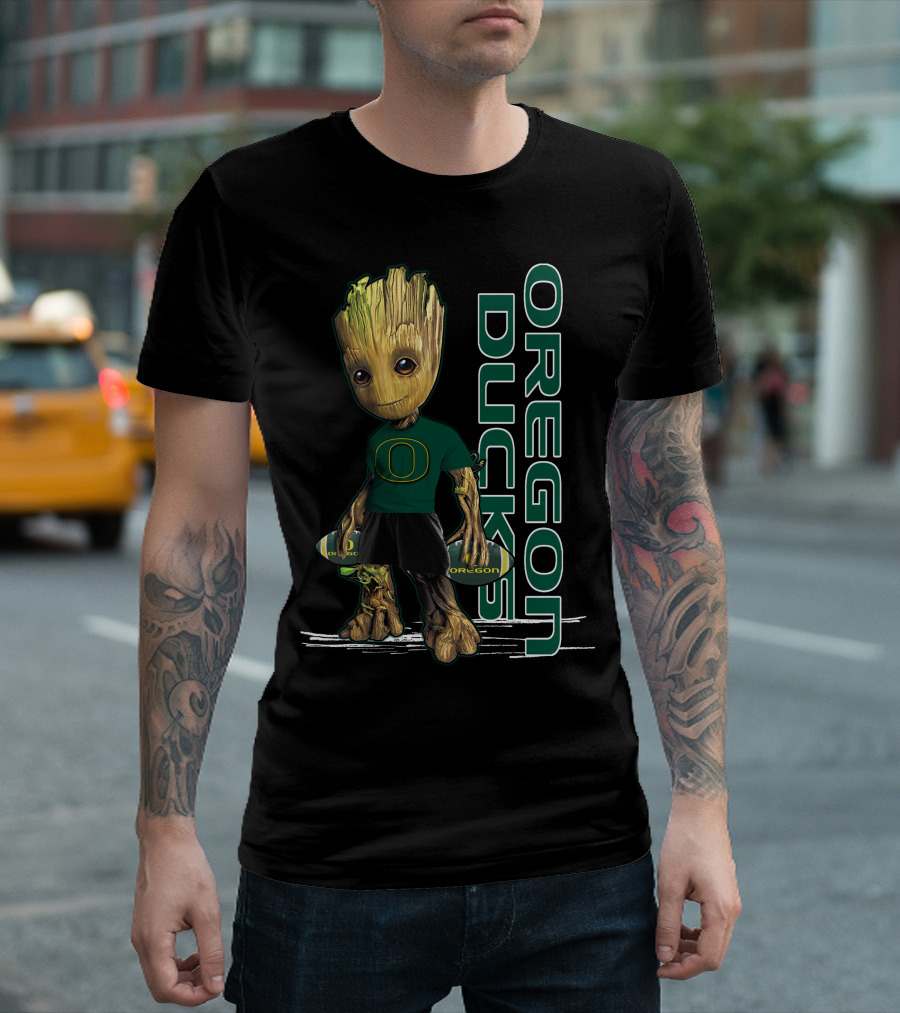 Groot Oregon Ducks Football T-Shirt