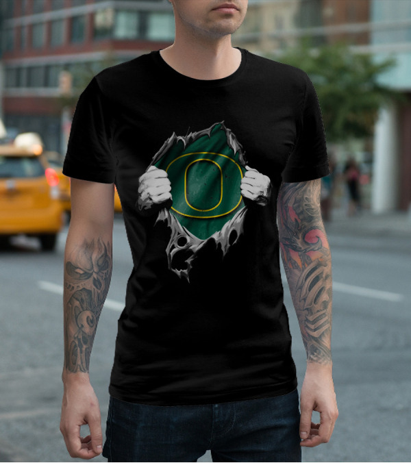 Oregon Ducks Ripped O T-Shirt