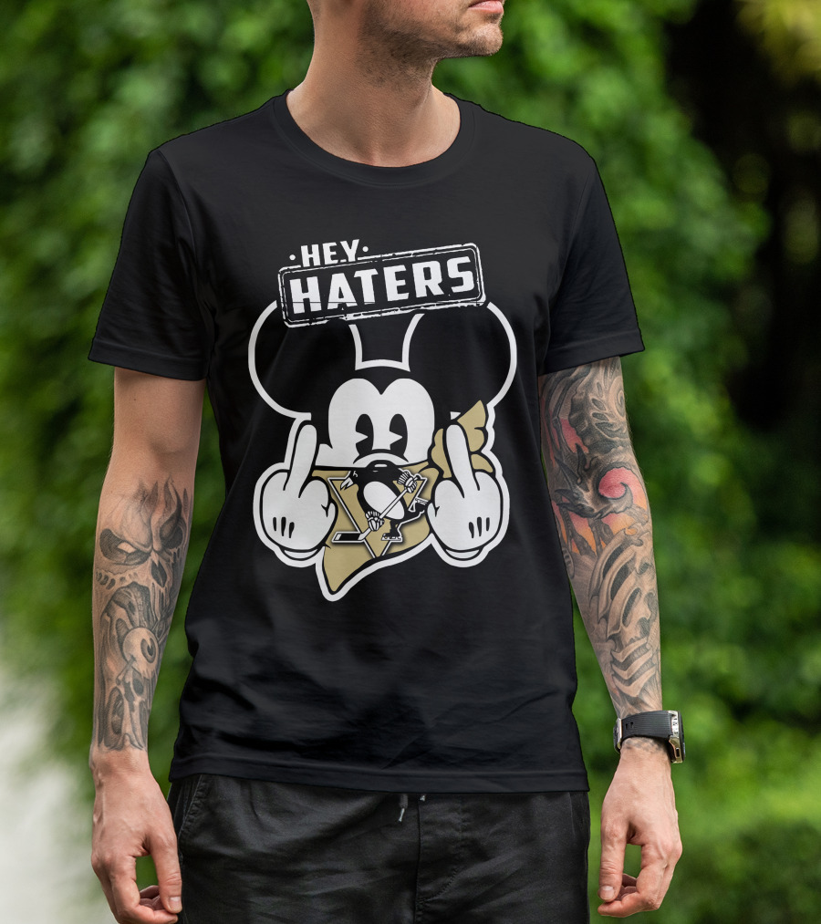 Hey Haters Mick Pittsburgh Penguins T-Shirt