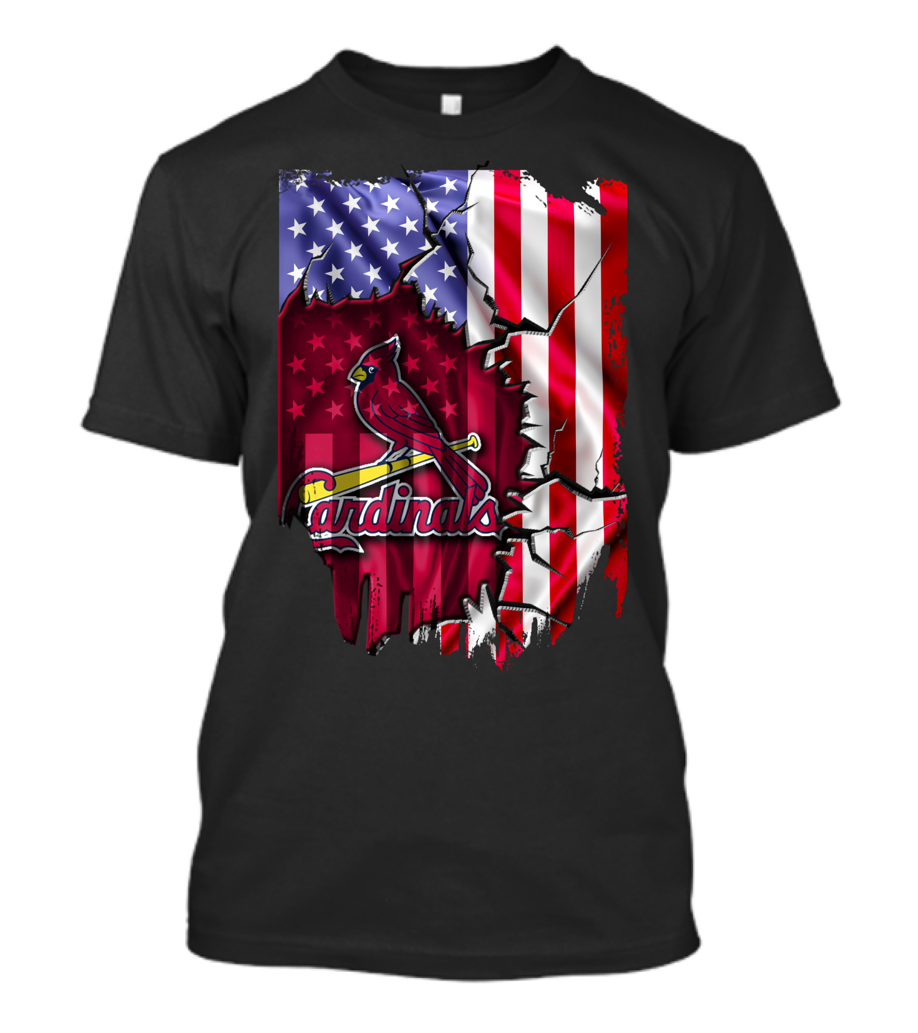 Flag St. Louis Cardinals American T-Shirt