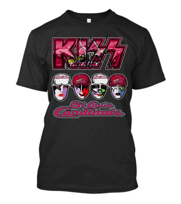 KISS Cardinals St. Louis Facepaint T-Shirt
