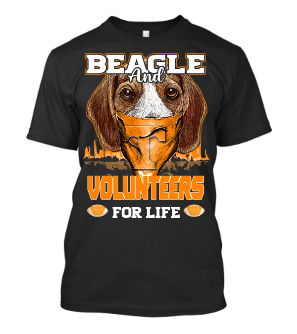 Beagle And Volunteers For Life Tennessee Volunteers T-Shirt