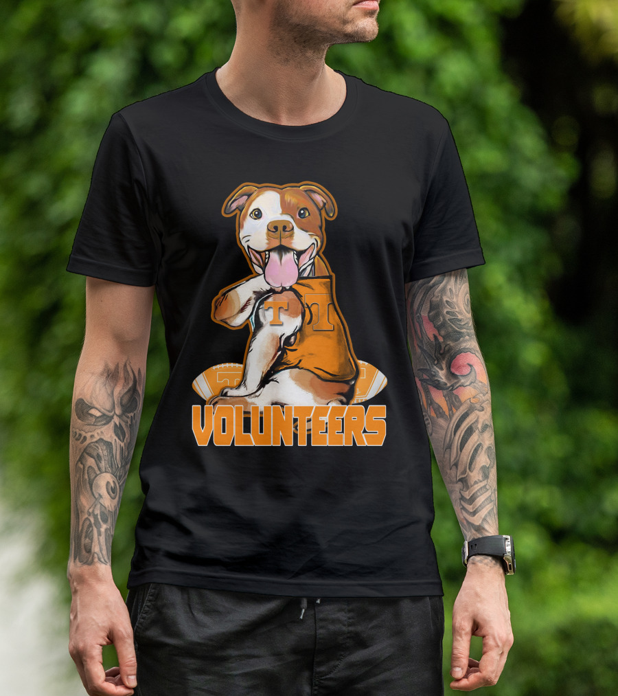 Pittbull Volunteers T-Shirt Tennessee Football T-Shirt