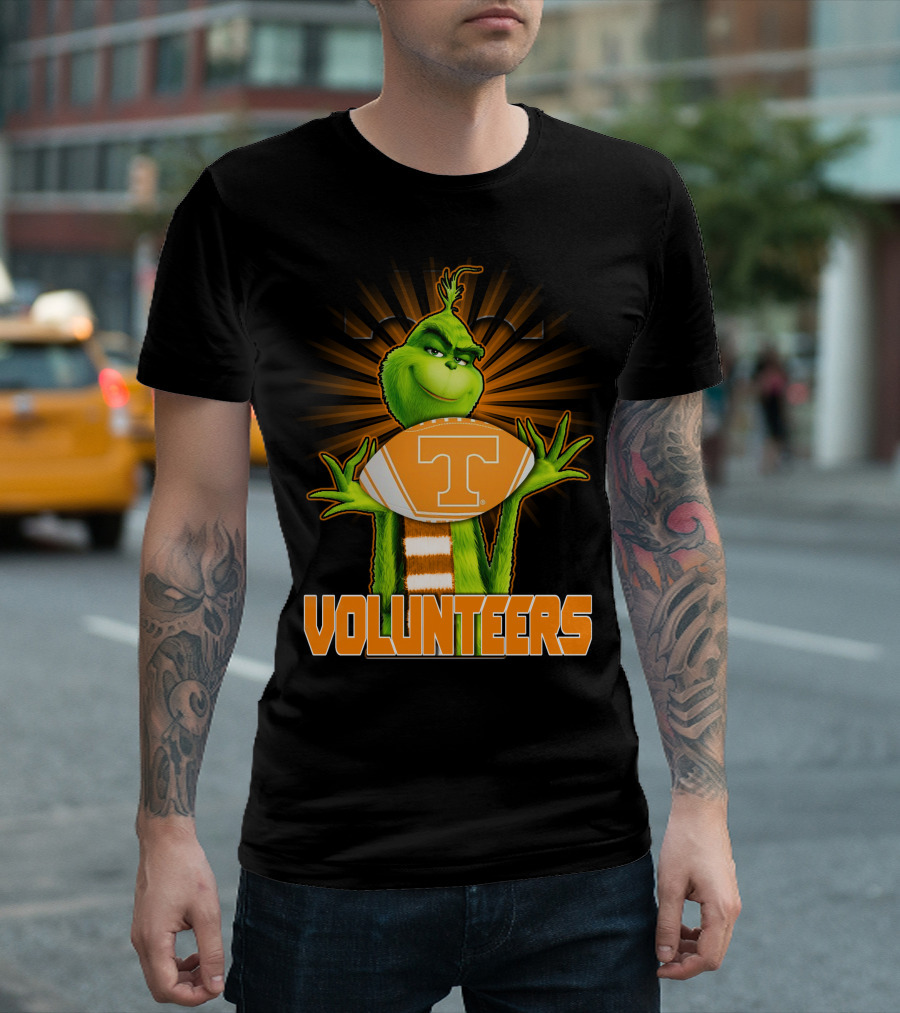 Grinch Volunteers Tennessee Football T T-Shirt