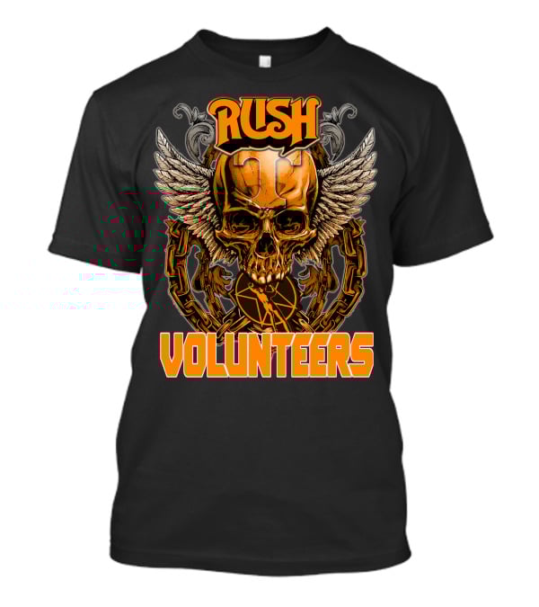 Rush Tennessee Volunteers Skull Wings T-Shirt
