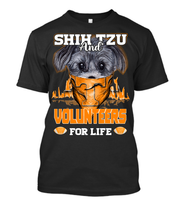 Shih Tzu And Volunteers For Life Tennessee Volunteers T-Shirt