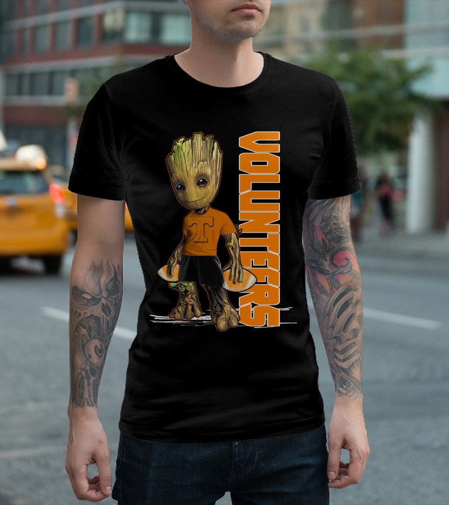 Groot Tennessee Volunteers Football Fan T-Shirt