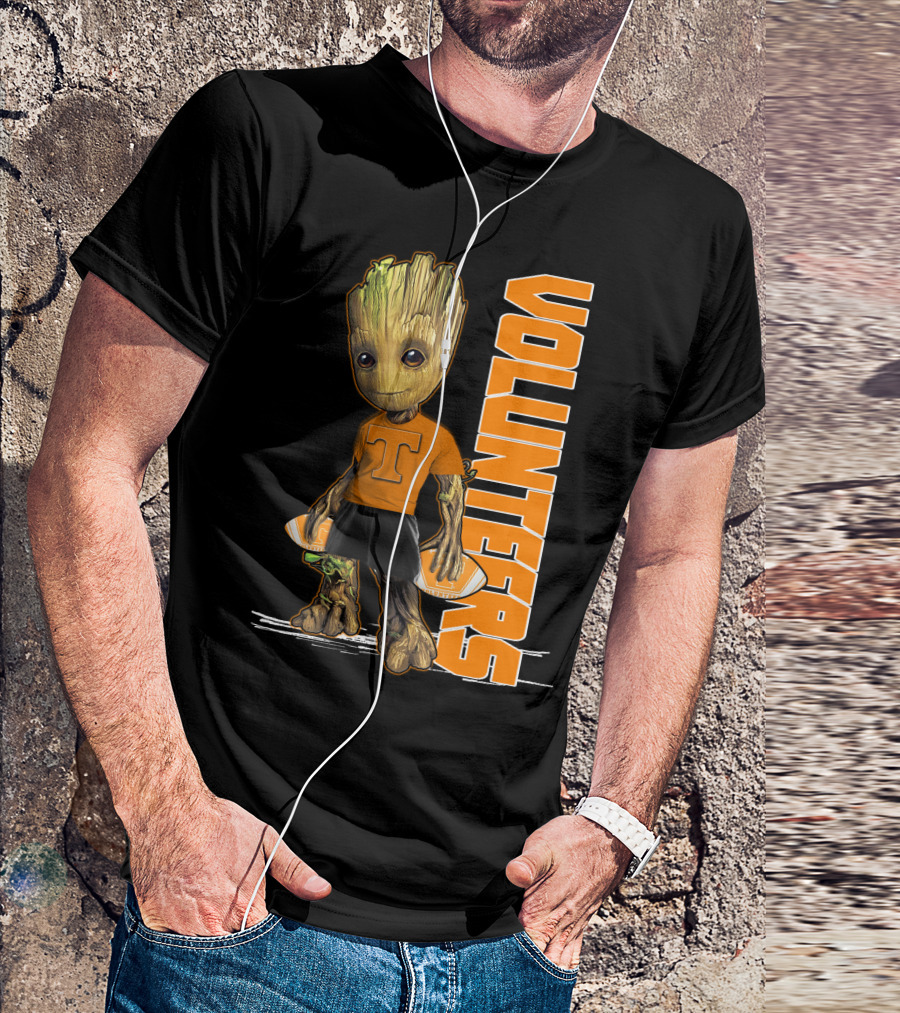 Groot Tennessee Volunteers Football Fan T-Shirt