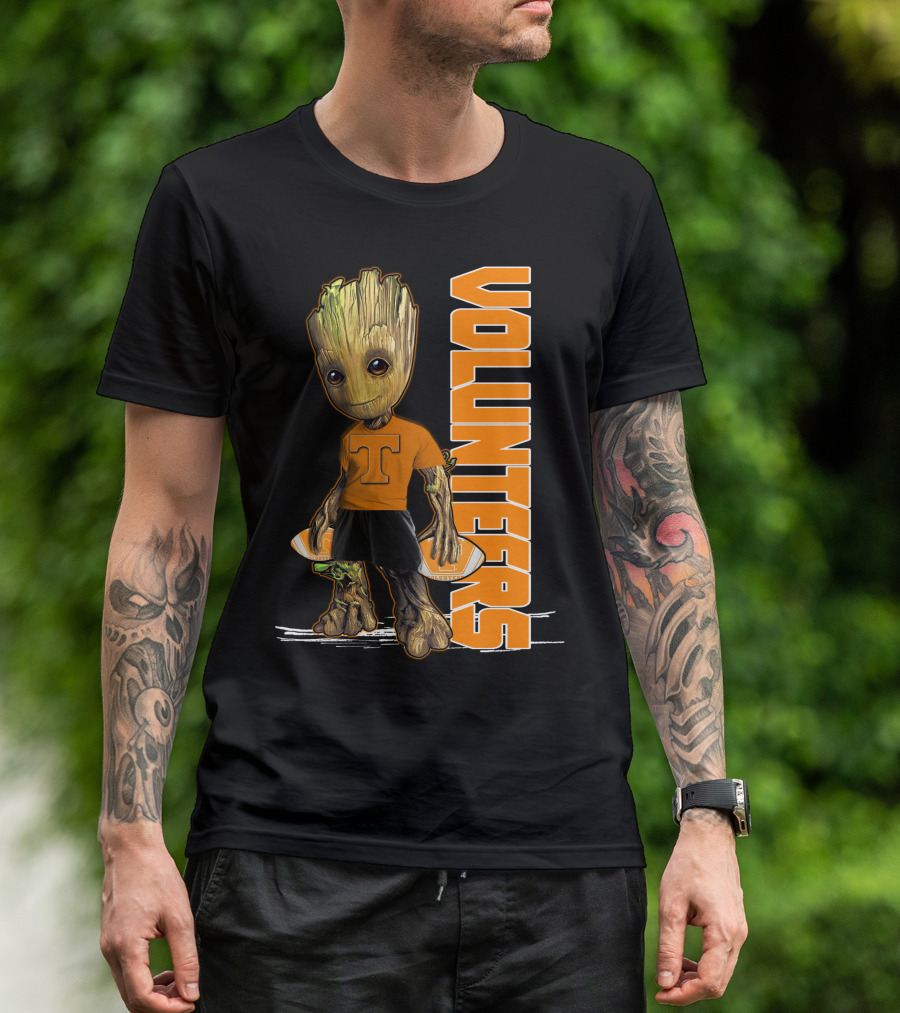 Groot Tennessee Volunteers Football Fan T-Shirt