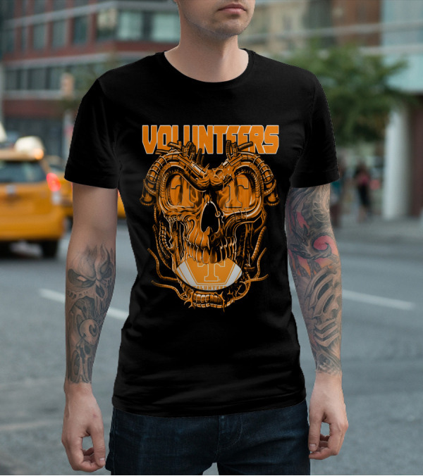 Volunteers Dragonskull Tennessee Football T-Shirt