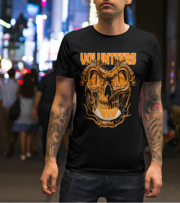 Volunteers Dragonskull Tennessee Football T-Shirt