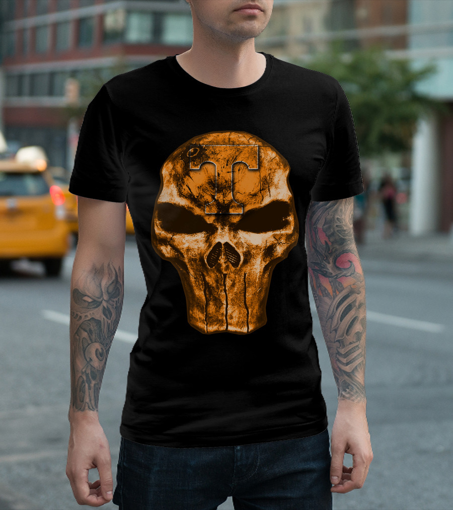 Skull Tennessee Volunteers T T-Shirt