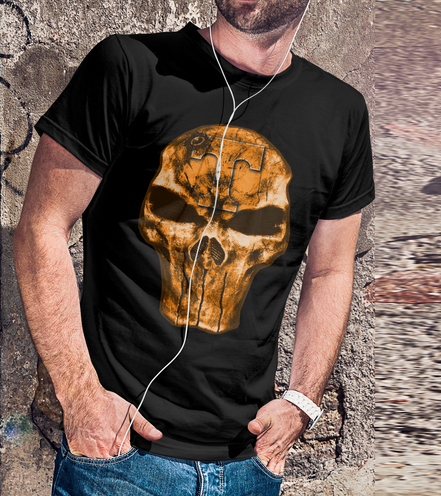 Skull Tennessee Volunteers T T-Shirt