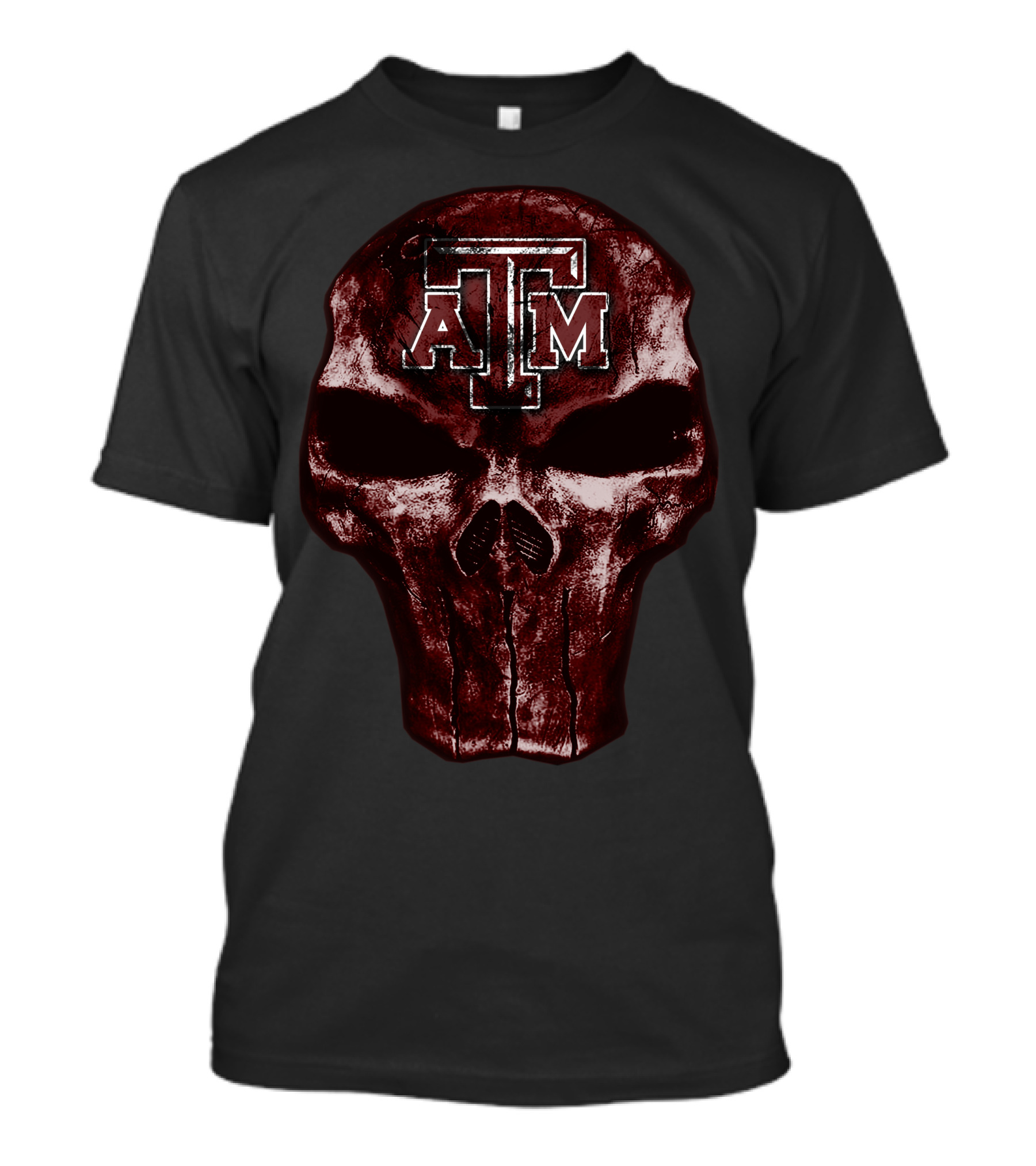 Texas A&M Aggies Skull Emblem T-Shirt