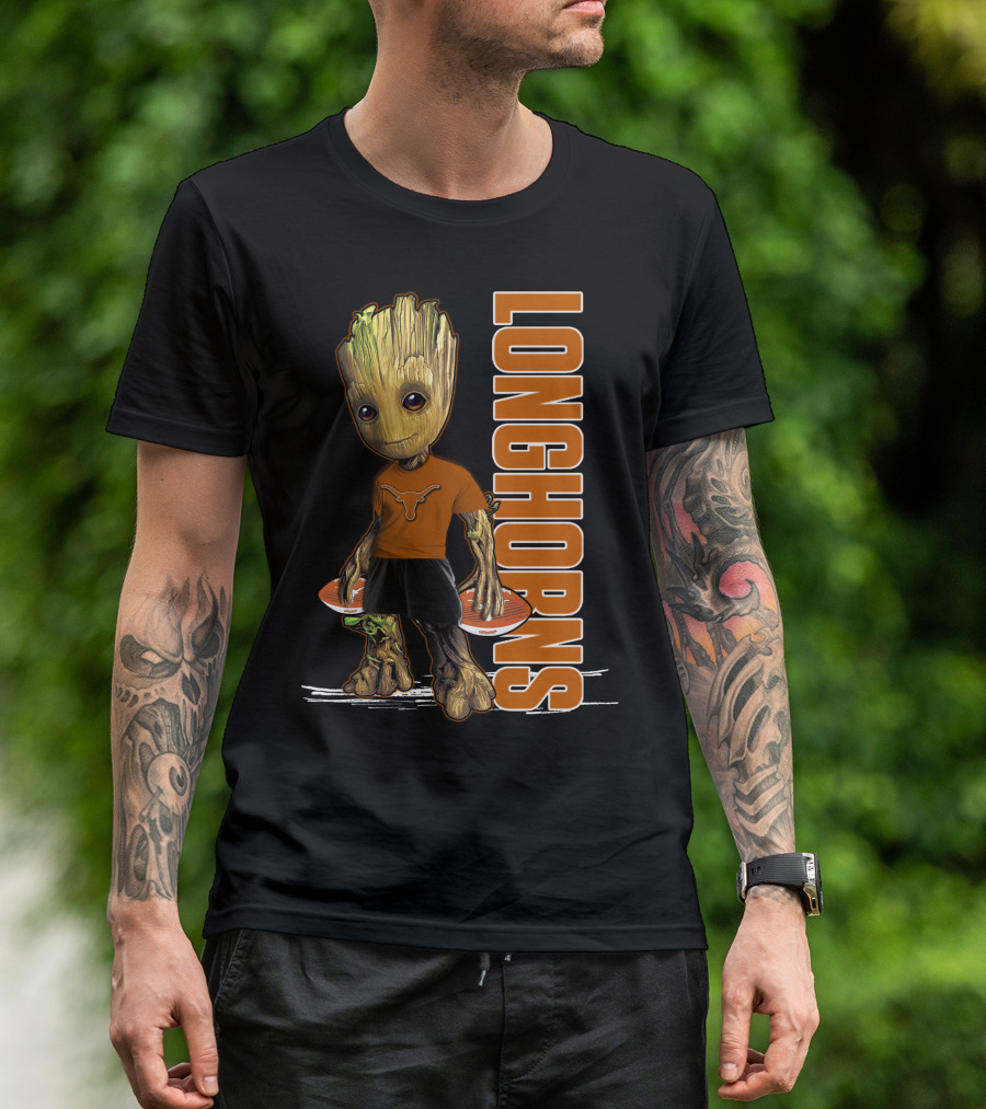Groot Longhorns Texas Fan Mashup T-Shirt