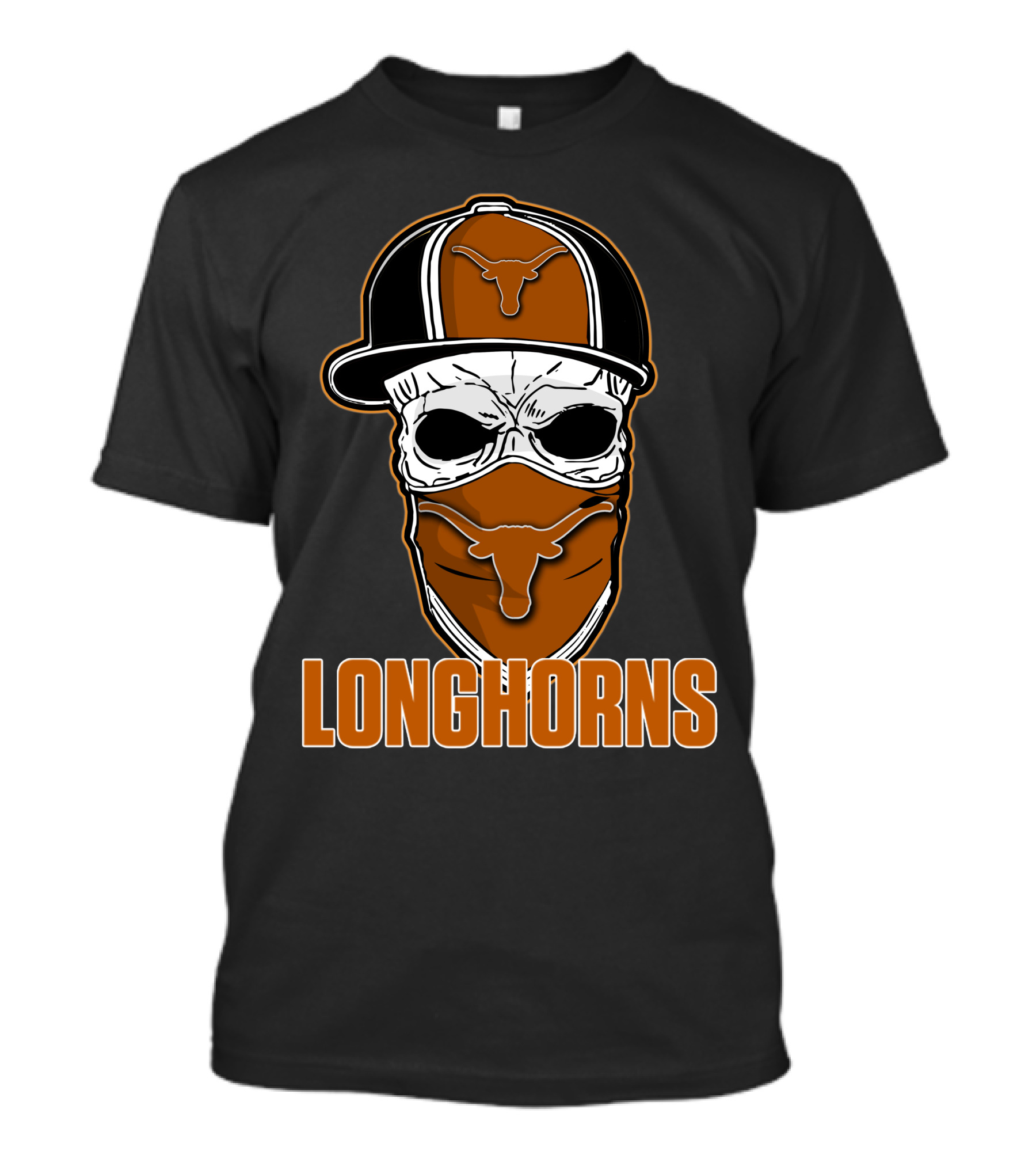 Skull Hat Longhorns Texas Iconic T-Shirt
