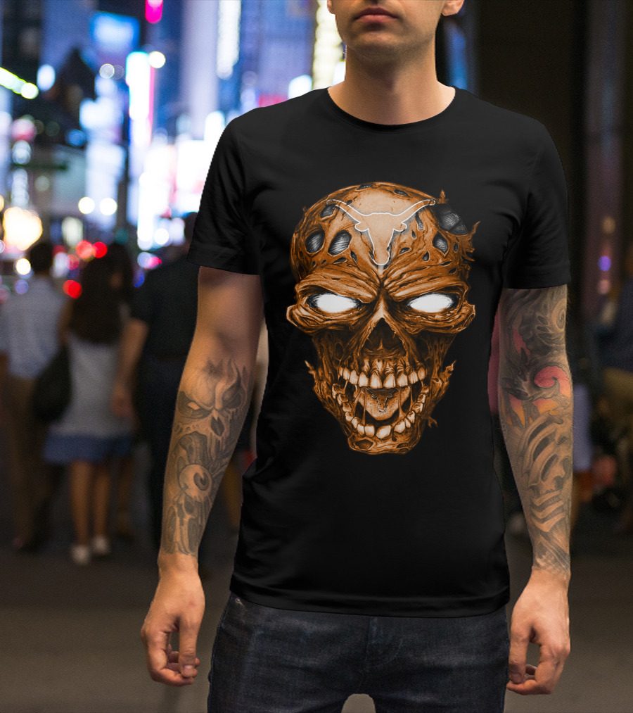 Texas Longhorns Skull T-Shirt