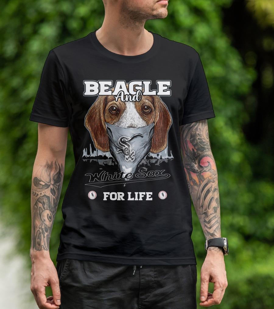 Beagle And White Sox For Life T-Shirt