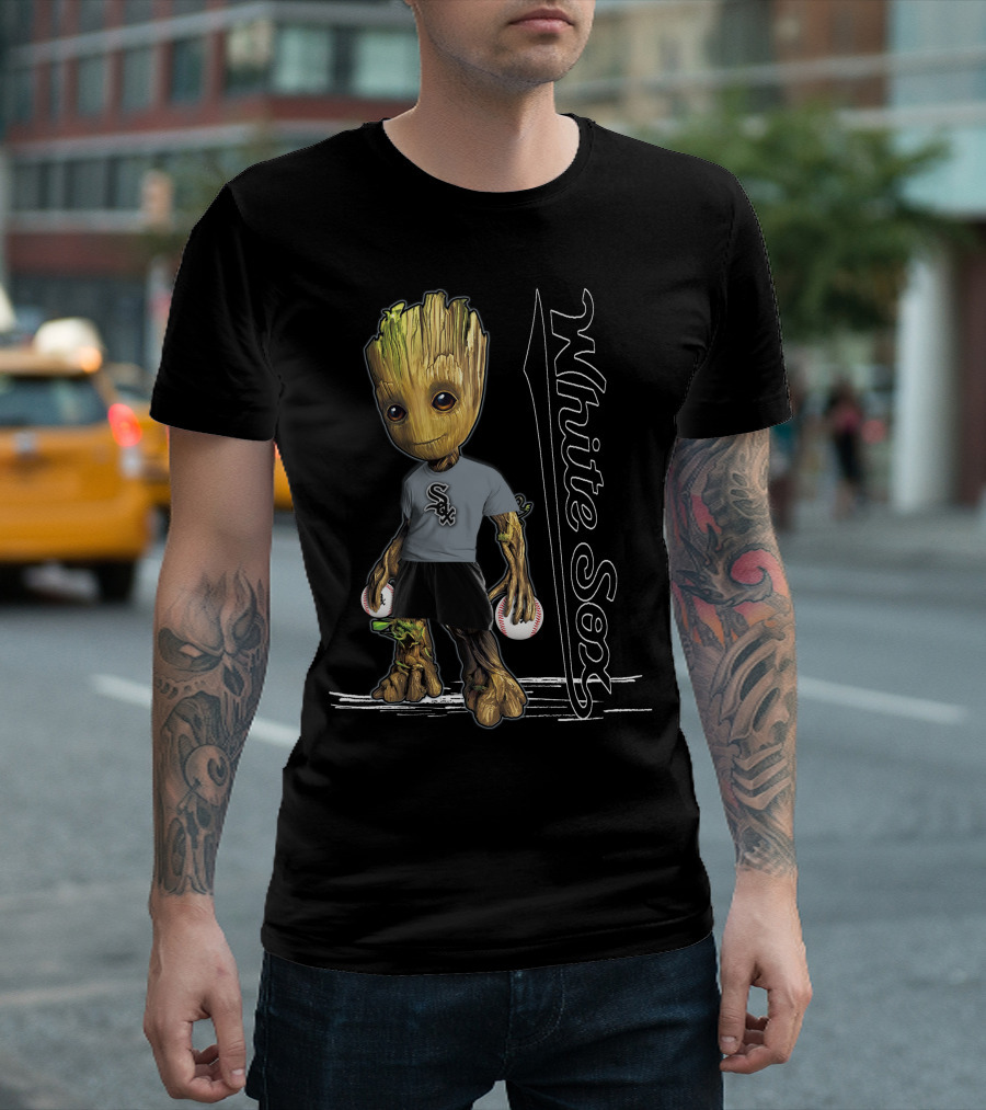 Groot Chicago White Sox Baseball Fan T-Shirt