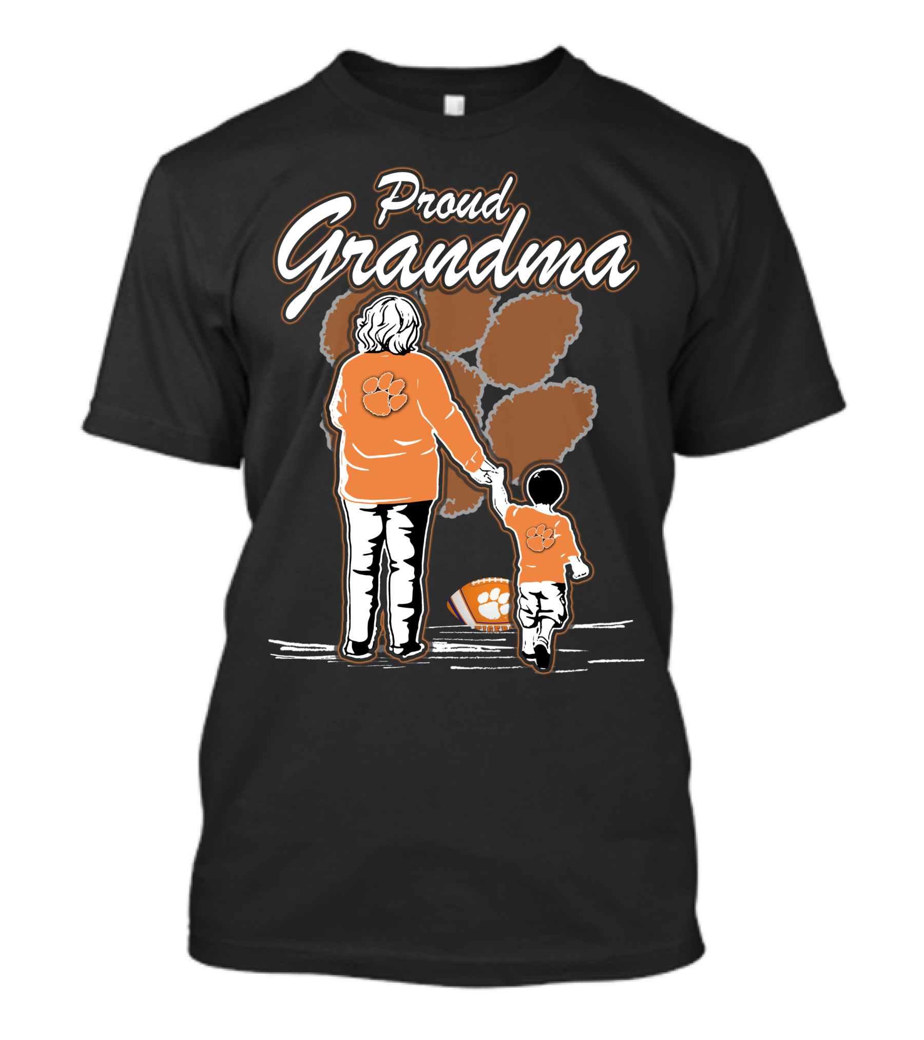Proud Grandma Clemson Tigers Family Connection T-Shirt
