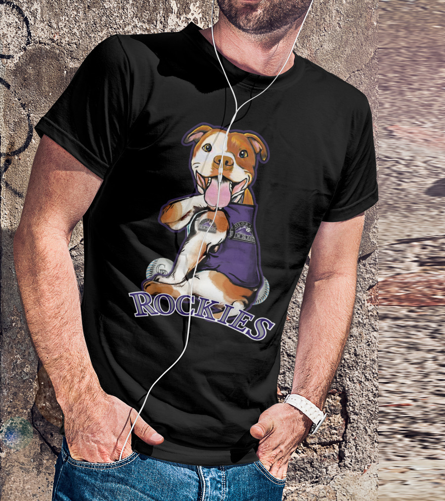 Rockies Pittbull Colorado Baseball T-Shirt
