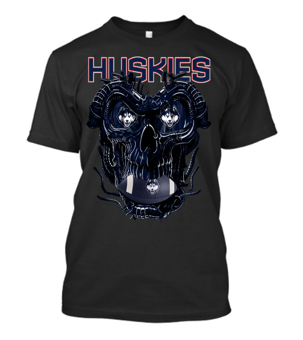 Huskies Dragonskull Football Helmet T-Shirt