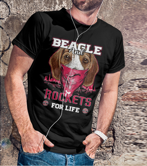 Beagle And Rockets For Life Houston Rockets T-Shirt