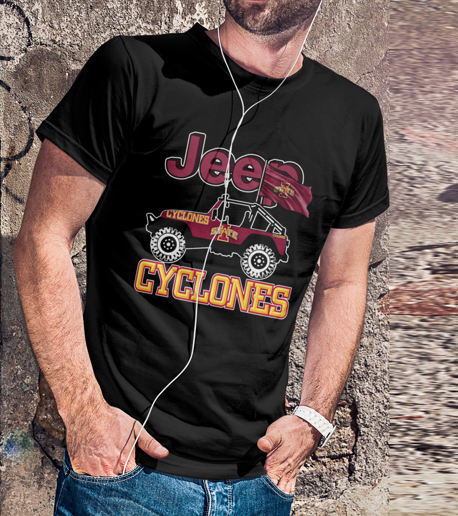 Jeep Iowa State Cyclones State Cyclones Jeep Cyclones T-Shirt