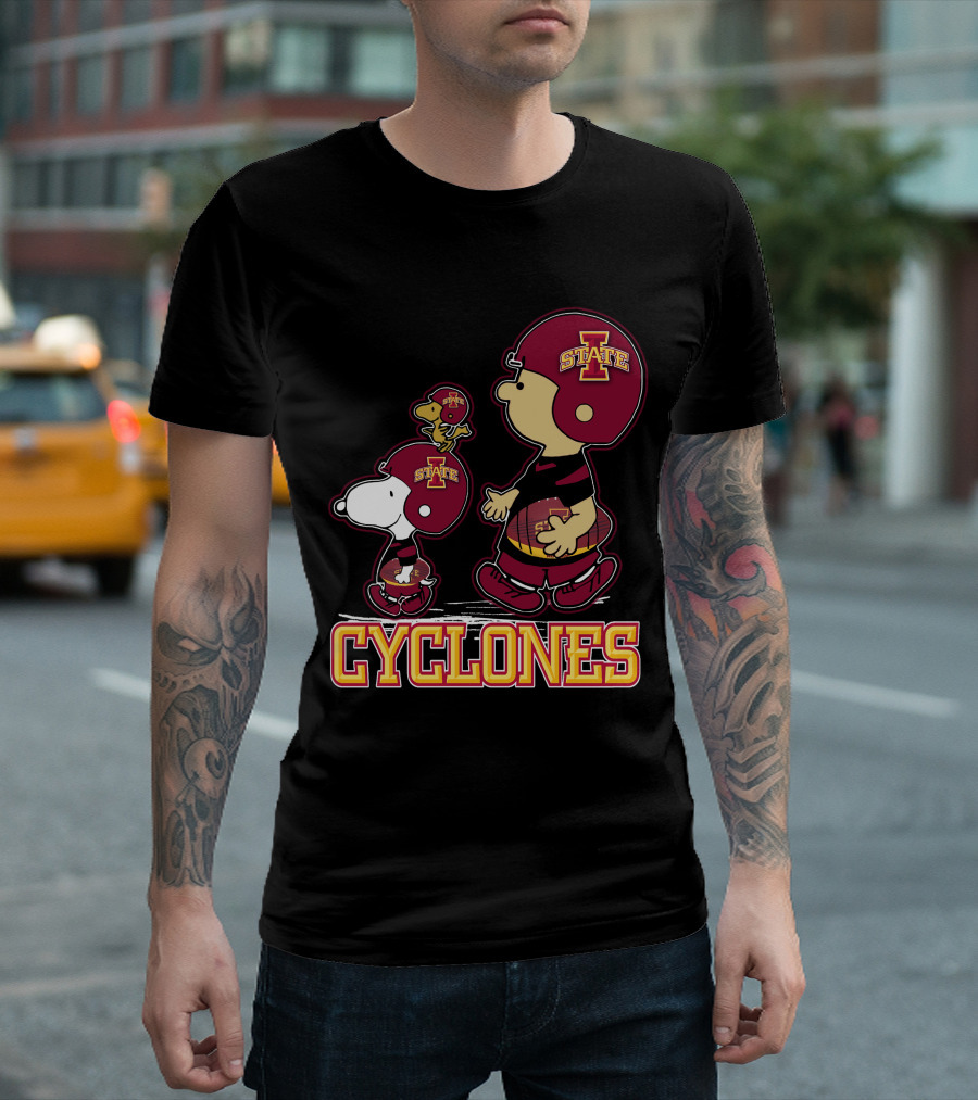 Snpfootball Cyclones Iowa State Peanuts Collection T-Shirt