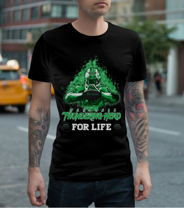 Marshall Thundering Herd The Herd For Life T-Shirt