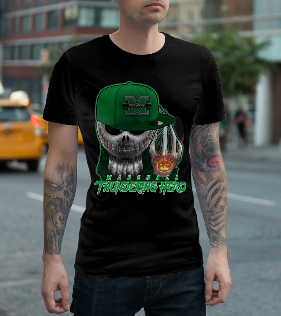 Marshall Thundering Herd Jackskull The Herd T-Shirt