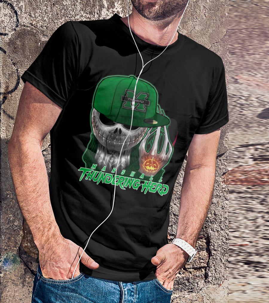 Marshall Thundering Herd Jackskull The Herd T-Shirt