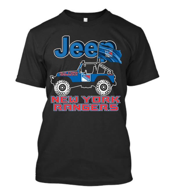 Jeep New York Rangers Off-Road Adventure Fan Gear T-Shirt