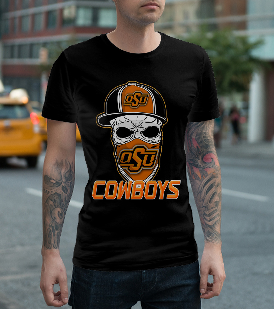 OSU Skull Hat Cowboys T-Shirt
