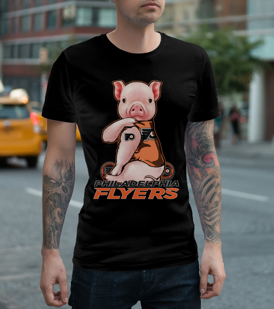 Philadelphia Flyers Pig Mascot T-Shirt