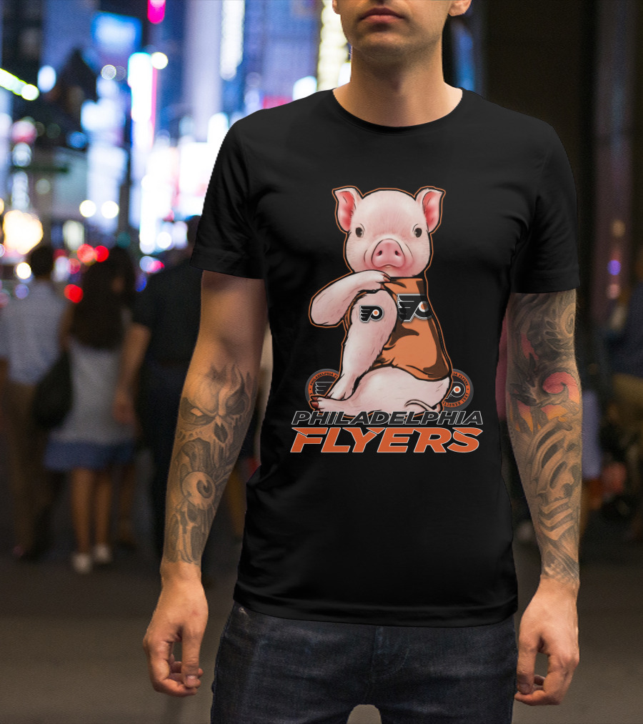 Philadelphia Flyers Pig Mascot T-Shirt