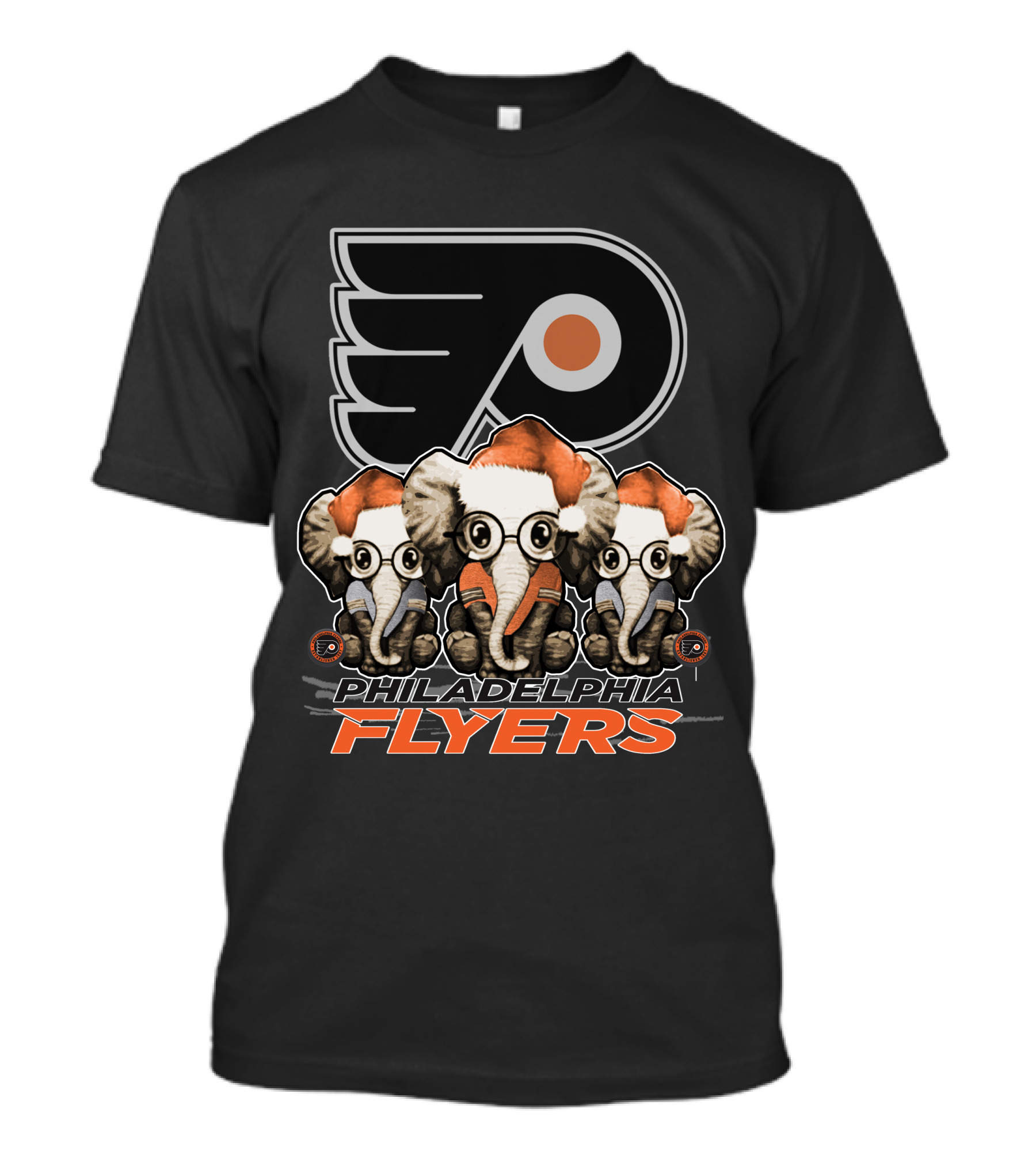Philadelphia Flyers Elephant Xmas T-Shirt