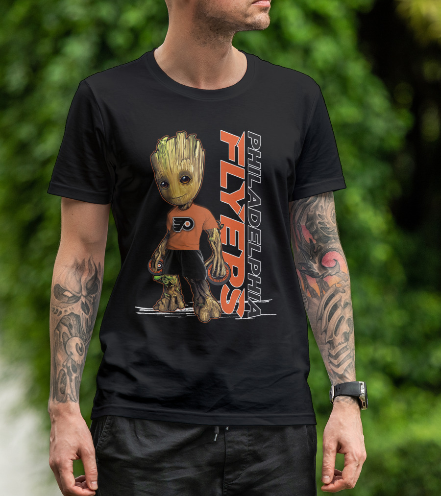 Philadelphia Flyers Groot Hockey Fan T-Shirt