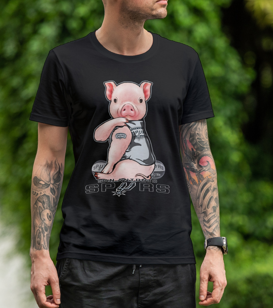 San Antonio Spurs Pig With Spurs T-Shirt